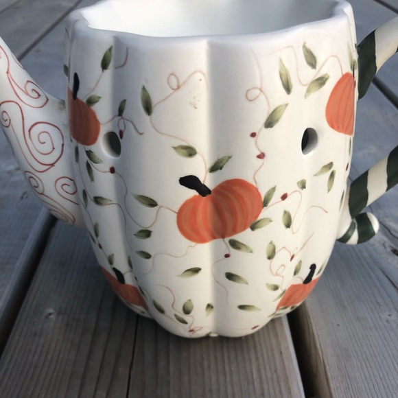 Yankee Candle Pumpkin Themed Tart Burner Teapot - Picture 10 of 11
